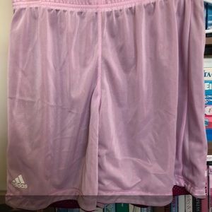 Adidas Pink Women's Reversible Pink Shorts Sz S